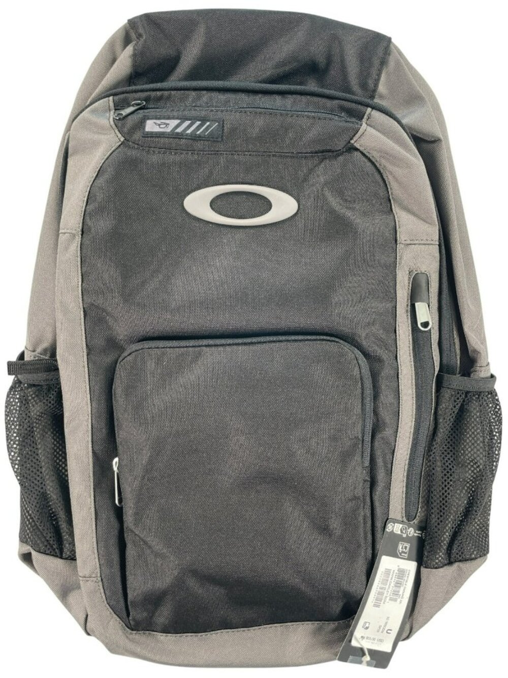 Oakley Crestible Enduro 22L Backpack Gray & Black Sunglasses Pocket NEW